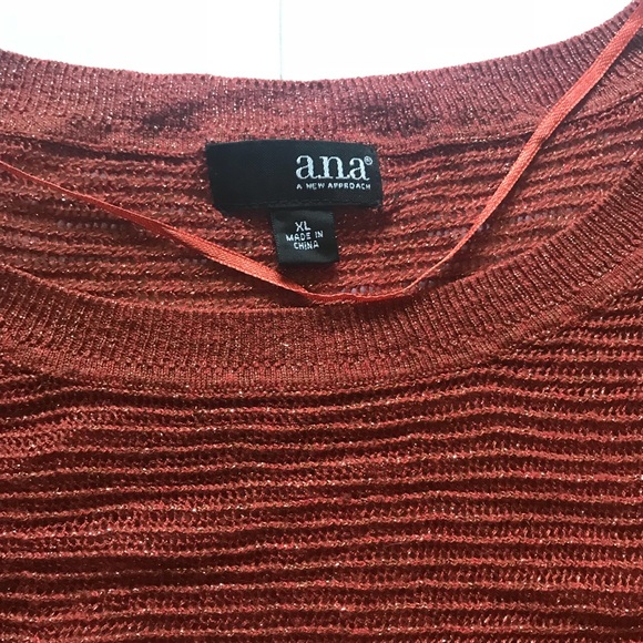 🛍 A.n.a Copper Shiny Oversize Too - Picture 4 of 5